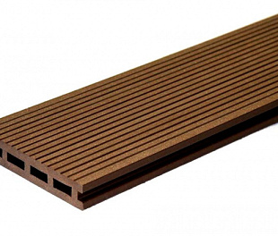 Террасная доска Шоколад KERRAS Standart 25 мм (Декинг ДПК)
